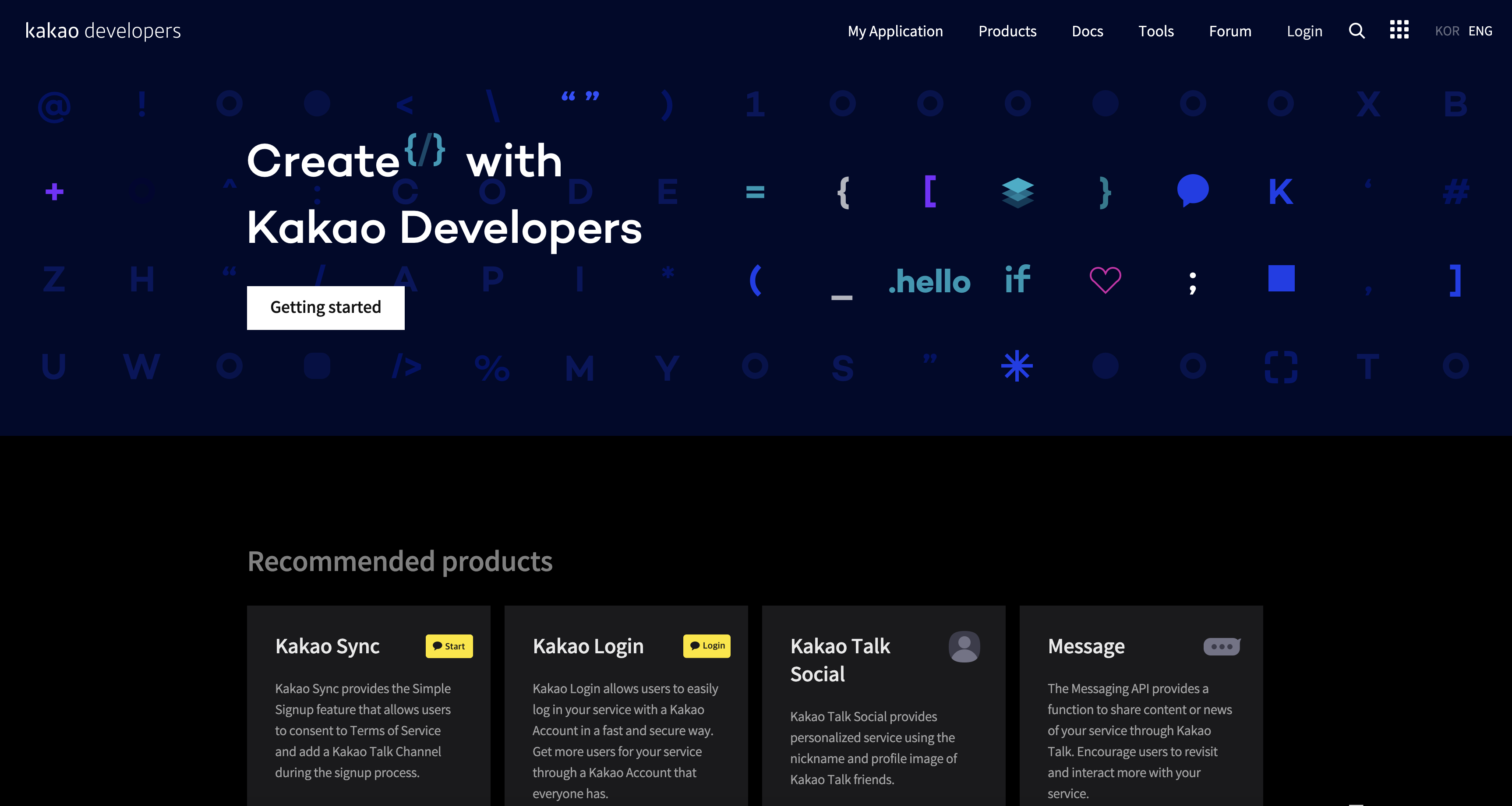 Kakao Developers Portal.